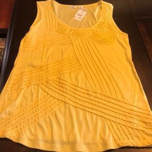 Tank top with beading